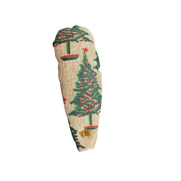 Lele Sadoughi NWT Vintage Pine Knotted Christmas Headband with Dust Bag - Picture 5 of 9